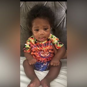 Dolce & Gabbana Baby Boy Illuminations Romper